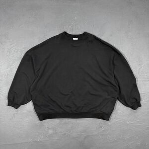 Willy Chavarria Oversized Blank Crewneck Sweatshirt Men's Medium